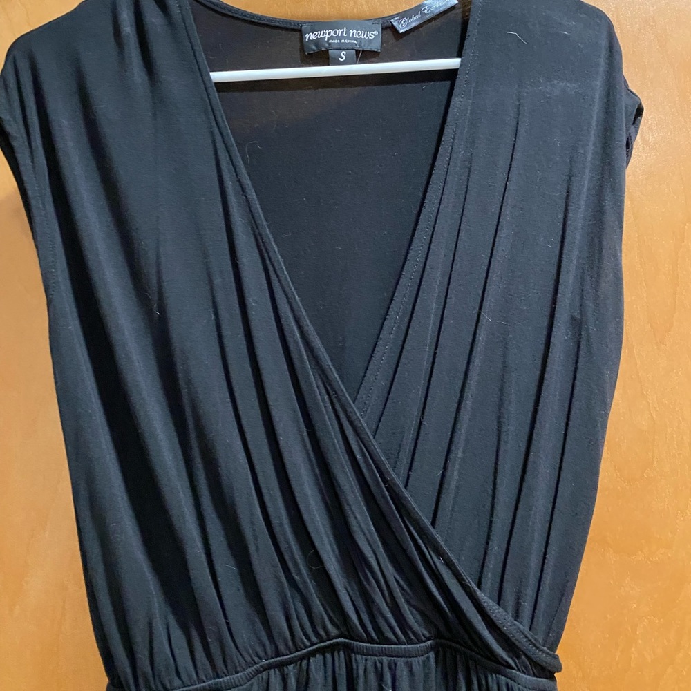 Black maxi dress